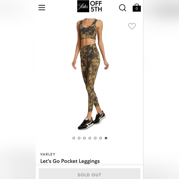 VarleyLet's Go High Rise Legging 25 Flaxen - Picture 5 of 6